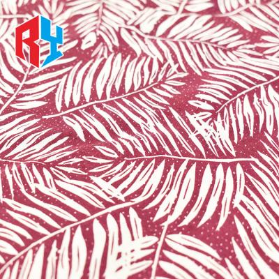 China Wicking high quality soft feel red sheet rayon printed fabric for summer garment for sale