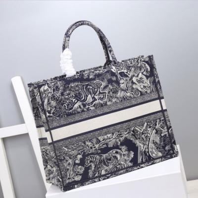 China Luxury Fashion Mirror Top Quality Designer Handbags Famous Brands Book Tote Canvas Shopping Bags Embroidery Handbag For Women Wholesale for sale