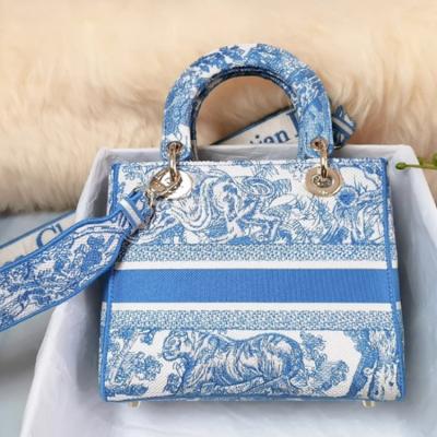 China Fashion Top Mirror Quality Famous Brands Designer Handbags For Ladies Canvas Embroidery Letter Cross - Body Shoulder Bags Luxury Women for sale