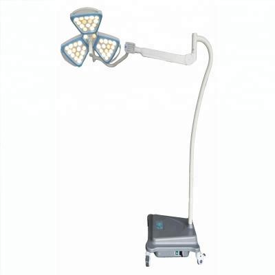 China Steel Medical Device Mobile Led Surgical Operating Shadowless Lamp Rechargeable With Ce for sale