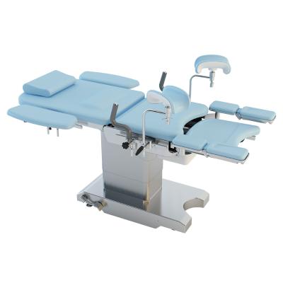 China High quality professional metal obstetric delivery table for sale, medical gynecological examination bed for sale