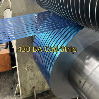 China AISI 430 Cold Rolled SUS430 1.4016 Stainless Steel Coil Strip With PVC Film 2B BA Surface for sale