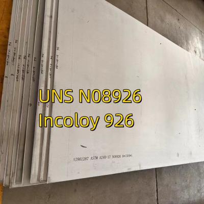 China Incoloy926  UNS N08926 DIN1.4462  Nickel Alloy Steel Plate UNS N08367 Incoloy Alloy Sheet for sale