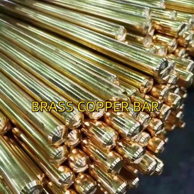 China JIS H3250-2006 EN12163-98 C3604 Type Brass Copper Rod C37710 Brass Alloy Round Rod / Bar for sale