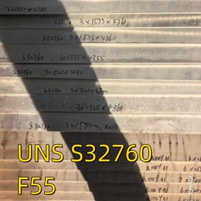 China UNS S32760 F60 Duplex Steel Plate EN 1.4501 Stainless Steel Plate 12*2000*6000mm for sale