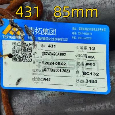 China SUS431 AISI 431 Stainless Steel Round Bar 40mm 1Cr17Ni2 DIN1.4057 Steel Rod for sale