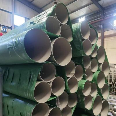 China 253MA Stainless Steel  Welded Pipe SS UNS S30815 ERW  Pipe Round Welded Polished 325*10*6000 for sale