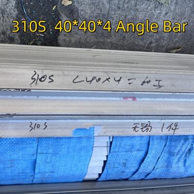 China ASTM A276 Hot Rolled 310S Stainless Steel Angle Iron SUS310S Angle Bar 40*40*4*6000mm for sale