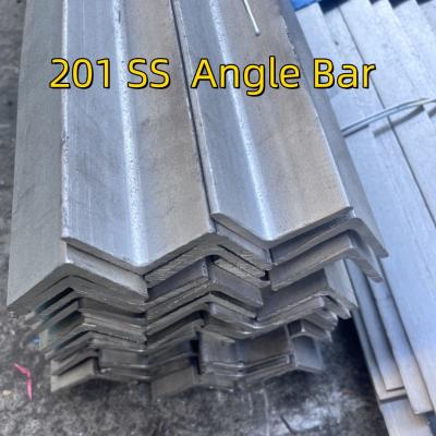 China 201 Stainless Steel Angle Bar 50*50*5*6000mm SS 201 Angle Profile Equal And Unequal for sale