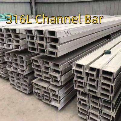 China 304 Stainless Steel U Channel Bar ASTM A276 Hot Rolled TP304  Channel Profile  100*48*5.3mm for sale