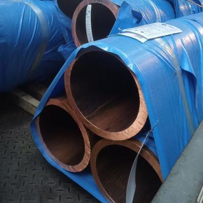 China ASTM B280 99.9%  Copper Pipe  C10100 C11000 T2 Pure Copper Tube Oxygen Free Hollow Bar for sale