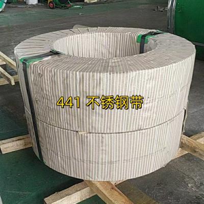 China 441 AISI 441 1.4509 Stainless Steel Coil Strip   1.0 X 109,6 Mm 2D Surface for sale