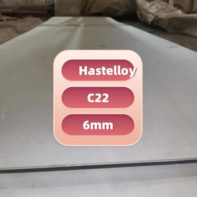 Chine Alliage à base de nickel Hastelloy C22 Plaque préventive de la corrosion C22 N06022 Plaque en alliage Hastelloy à vendre