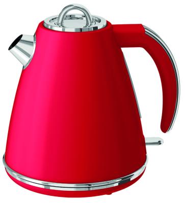 China Rotating Base 1.5L Large Capacity CE CB Style Retro Kettle Home Appliance Stainless Steel 360 Degree Electric Kettle for sale