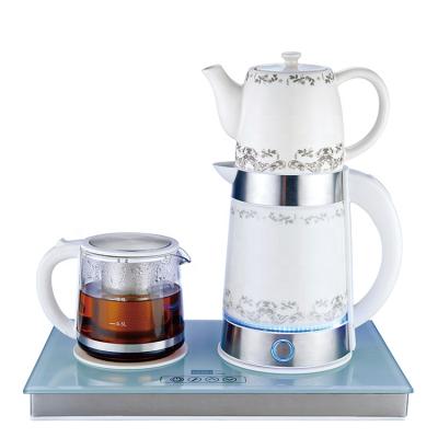 China 360 Degree Rotation Base 2021 Electric Ceramic Tea Maker SET With Ceramic Tea Maker Set Home Appliance Tea Set for sale