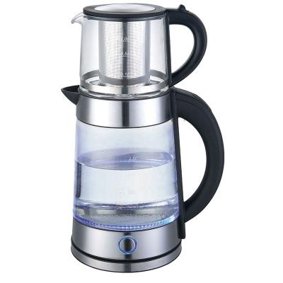 China 2021 360 degree base rotation samovar turkish tea maker with home appliance SKD tea maker CKD tea maker for sale