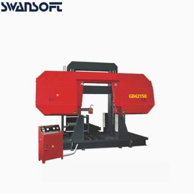 China China market sales GB42150 square column horizontal metal/wood cutting band sawing machine with low price for sale