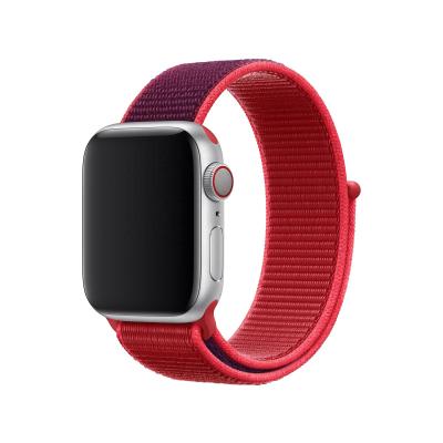 China Fashionable 38mm 42mm watch band for apple iwatch loop nylon strap suitable for apple watch strap for sale