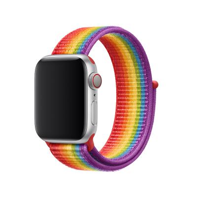 China Trendy Fashionable Nylon Band For Apple iwatch Watch Strap Nylon Removable Watch Band 38m 42mm for sale