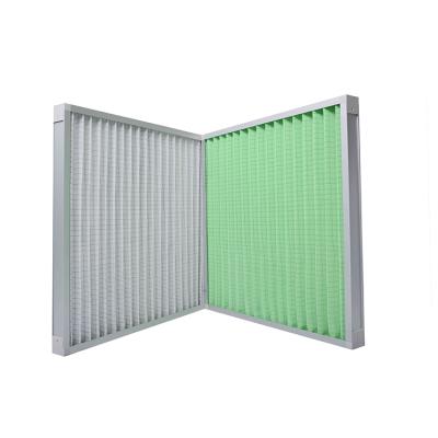 China Washable Economical Custom Pleated Synthetic Fiber Board Scrubber Filter Air for sale