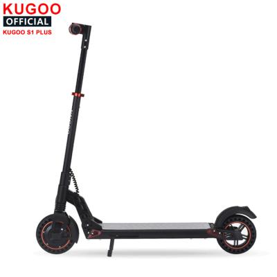 China Wholesale Original Unisex 350w Ultralight Folding Electric Scooters For Adults 8 Inch Dual Motor Kugoo S1 Plus Electric Scooter for sale