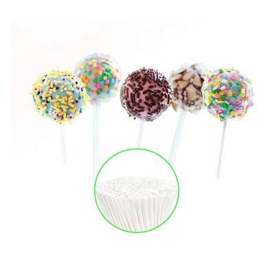 China CANDY High Quality Colorful Cake Pops Making Tool Lollipop Sticks Paper For Kids Cookie for sale