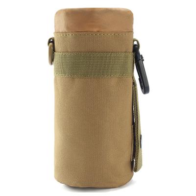 China Advertising Six Color Outdoor Custom Molle Roll Water Bottle Waterproof Tactical Military Pouch for sale