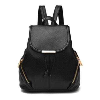 China Waterproof 1103 OEM 2021 Wholesale Custom Rivet Fashion Cheap PU Ladies Leather Backpack for sale