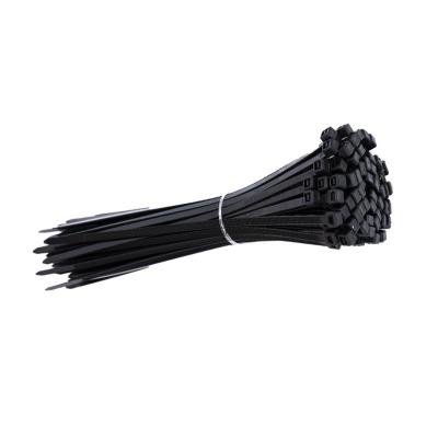 China Convenient and Tiered Tension 7.6x400mm Automatic Heavy Duty Nylon Cable Tie Wraps Zip Ties for sale