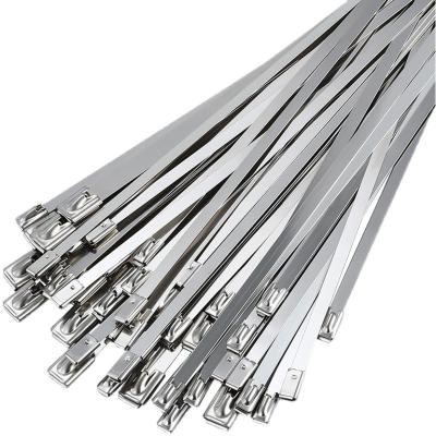 China Reusable 300mm Stainless Steel Cable Tie Stainless Steel SS for sale