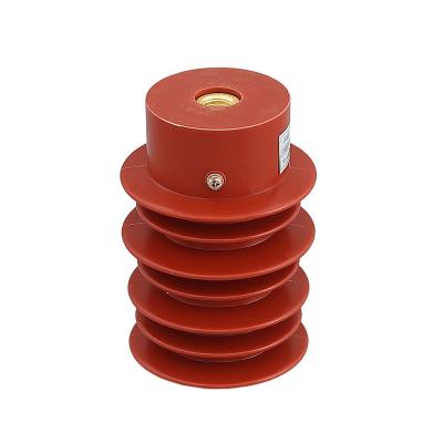 China High Voltage Umbrella Skirt Form High Voltage Red Epoxy Capacitive Insulator Sensor for sale