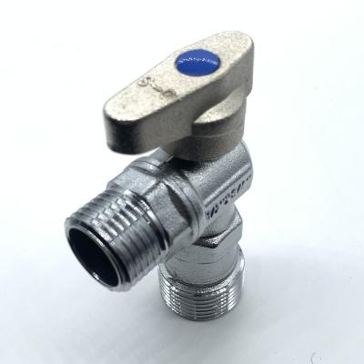 China TMOK General Factory Male Thread Toliet Water Direct Application Chrome Plated Brass Angle Valve PN16 for sale