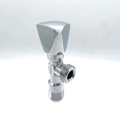 China Zinc General Handle Bathroom Kitchen Outlet TMOK Factory Male Body Male Threads Chrome Brass Angle Valve for sale