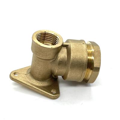 China Hot Selling TMOK 2022 Brass Tube Connector Strong Sealing Triangular Type Forged Brass Pipe Fittings for sale