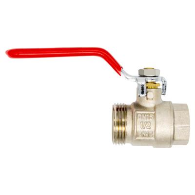 China General Professional Design 4min Flow Control Ball Copper Bar Brass Ball Valve for sale