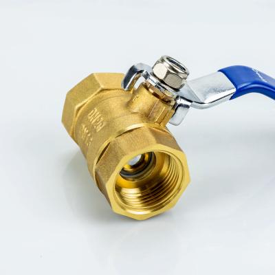 China TK-216 dn25 valve factory pipe fittings control valve general brass ball valve for water tap for sale