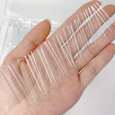 China 500pcs Salon Nail Art Traceless Xxl Nail Art C-Curve Square Cover Tips 10 Sizes Durable Acrylic Extra Long Straight Tapered Square Nail Tip for sale