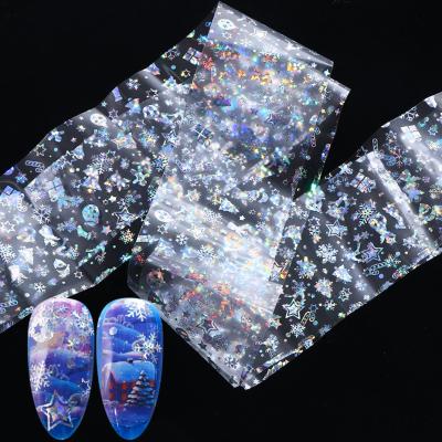 China High Quality Plastic Nail Art Designer Leopard Snake 3D Adhesive Transfer Star Paper Nail Sticker For Girl for sale