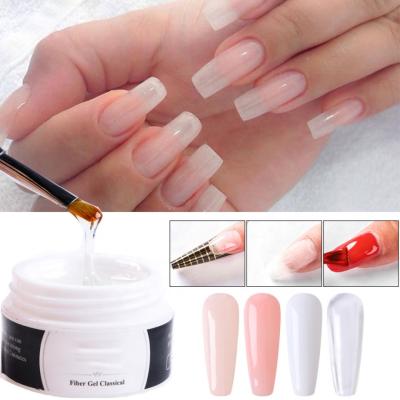 China OEM Factory DIY Manicure Nail Gel Polish Clear Nail Extension UV Gel Gel Polish Strong No Heat for sale