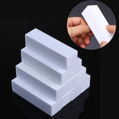 China Customizable Mini Color Sponge Nail Polishing Buffer Double Sandpaper Professional Nail File Folder Nail Tool for sale