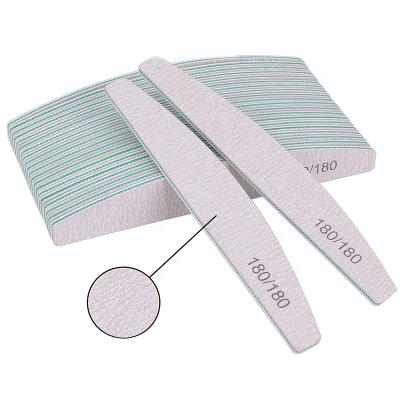 China 80/80 Size Sponge Sandpaper Sandpaper Nail File Buffer Different Professional Nail File Custom Sanding Nail File for sale