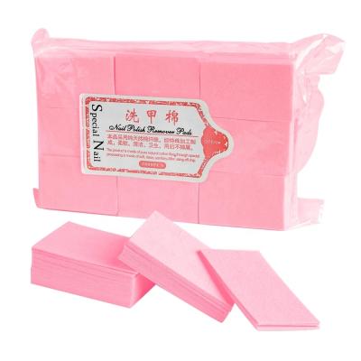 China Nail Cleaning Nails Acrylic Nail Art Polish Remover Protection Manicure Pedicure Gel Tools Salon Pink Lint Free Towels for sale