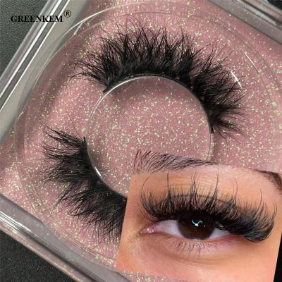 China Crisscross 1 Pair 5d 25mm 3d Mink Eyelashes Lashes Wholesale Eyelashes Customized Natural Handmade Mink Eyelash for sale