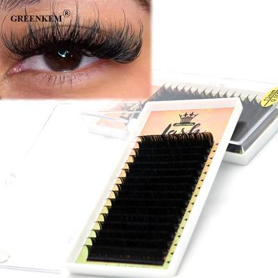 China Natural Soft Mink Eyelashes Individual Eyelash Lashes Eyelash Extension 16Rows 8-16mm Length Natural Faux for sale