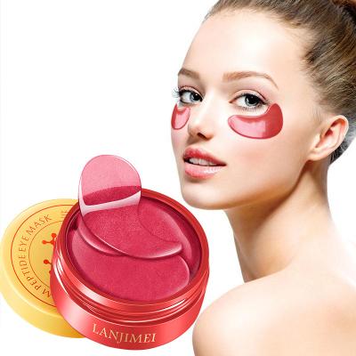 China Hot Sale Anti-Puffiness Anti Aging Wrinkle OEM Snake Venom Peptide Anti Firming Eye Mask Crystal Collagen Eye Mask Guangzhou Eye Film Factory for sale