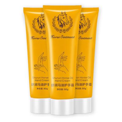 China Horse Oil Antibacterial Hand Cream for sale