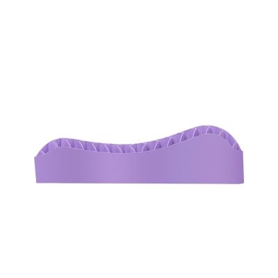 China Bent Orthopedic Contour Pillows No Stress Band Cervical Washable Breathable Pectin Pillow for sale