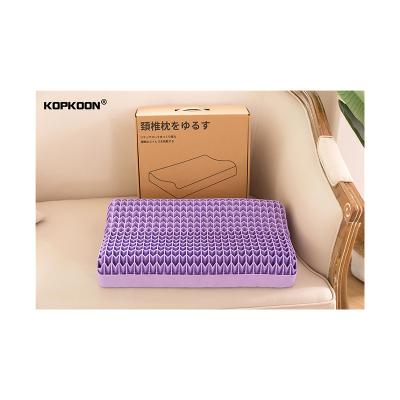 China 2021 Premium High End Pectin Pillows Core Pectin Pillow Folded Odorless Washable Band Neck Pillow for sale