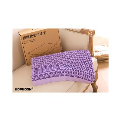 China Folded No Pressure Band Pectin Pillows Neck Memory Foam Pillow Band Memory Pillow for sale