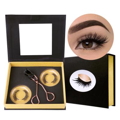 China Sensitive Popular Magnetic Lashes Clip And Lashes Set Magnetic Eyelashes Applicator Kit Stick No No Eyeliner for sale